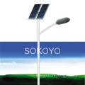hot-galvanized lighting pole led solar street light